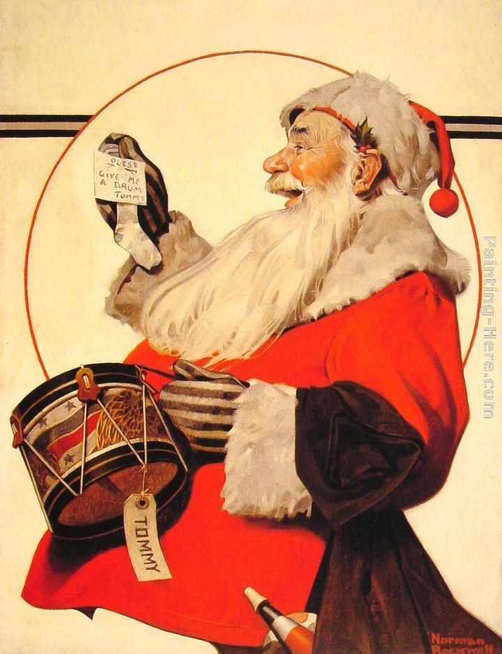 Norman Rockwell A Drum for Tommy